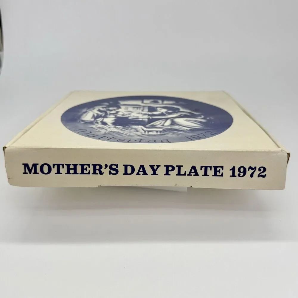 Mothers Day 1972 Muttertag Plate BAREUTHER Bavaria Germany 7.75